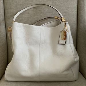 Leather Coach Hobo Bag